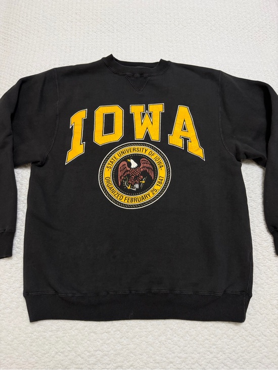 Galt Sand Sweaters - University of Iowa Hawkeyes Galt Sand Crewneck Sweater Vintage Size Medium